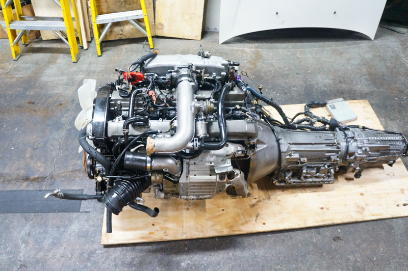 JDM RB25 SERIES 2 ENGINE WITH AWD AUTOMATIC TRANSMISSION, ECU, & HARNESS