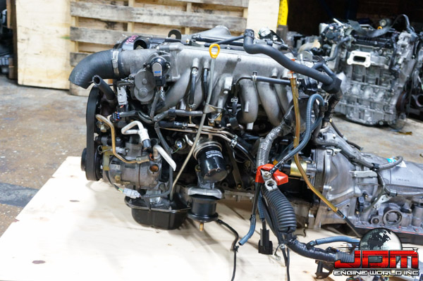 TOYOTA 1JZ-GTE ENGINE AUTOMATIC TRANSMISSION WIRING ECU VVTi 2.5L TURBO FRONT SUMP JDM 1JZ #2