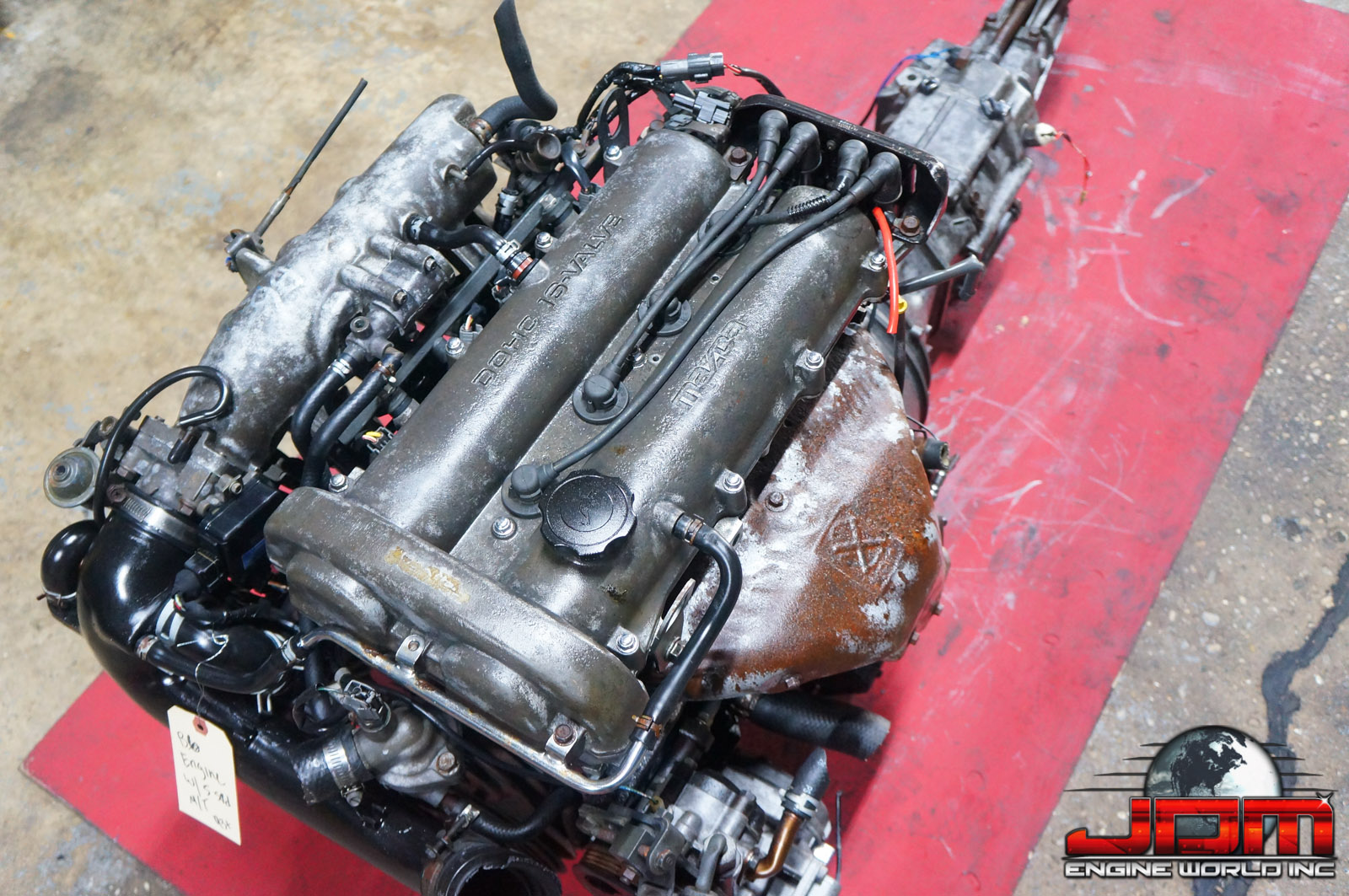 90-93 Mazda Roadster Miata MX-5 1.6L DOHC Engine & 5-Spd Manual Trans JDM B6